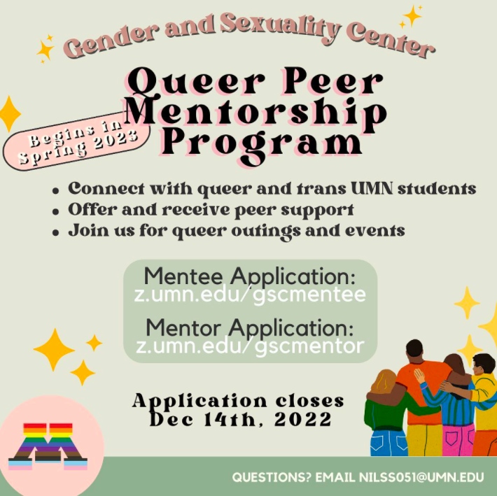 GSC mentorship program helps build community among queer students