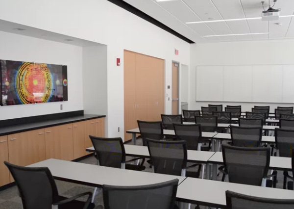 A classroom at the University of Minnesota
